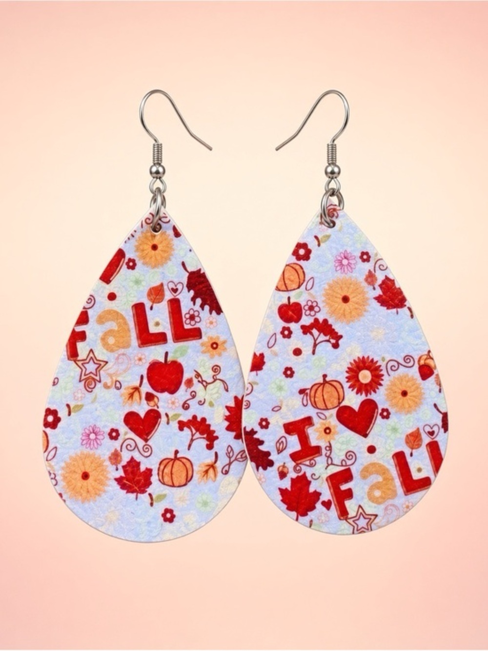 Fall Faux Leather Earrings!